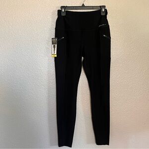 New w/ tags Eddie Bauer women’s trail tight leggings black size small UPF 50+